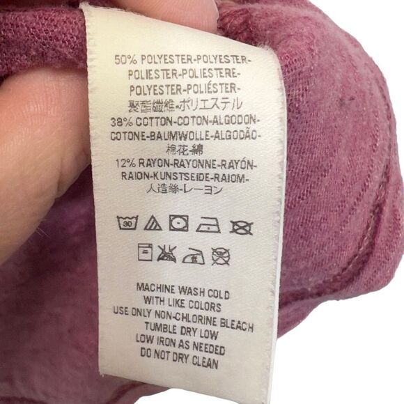 We The Free oversized T-Shirt Raw Hem distressed Detail Size small - Picture 12 of 16